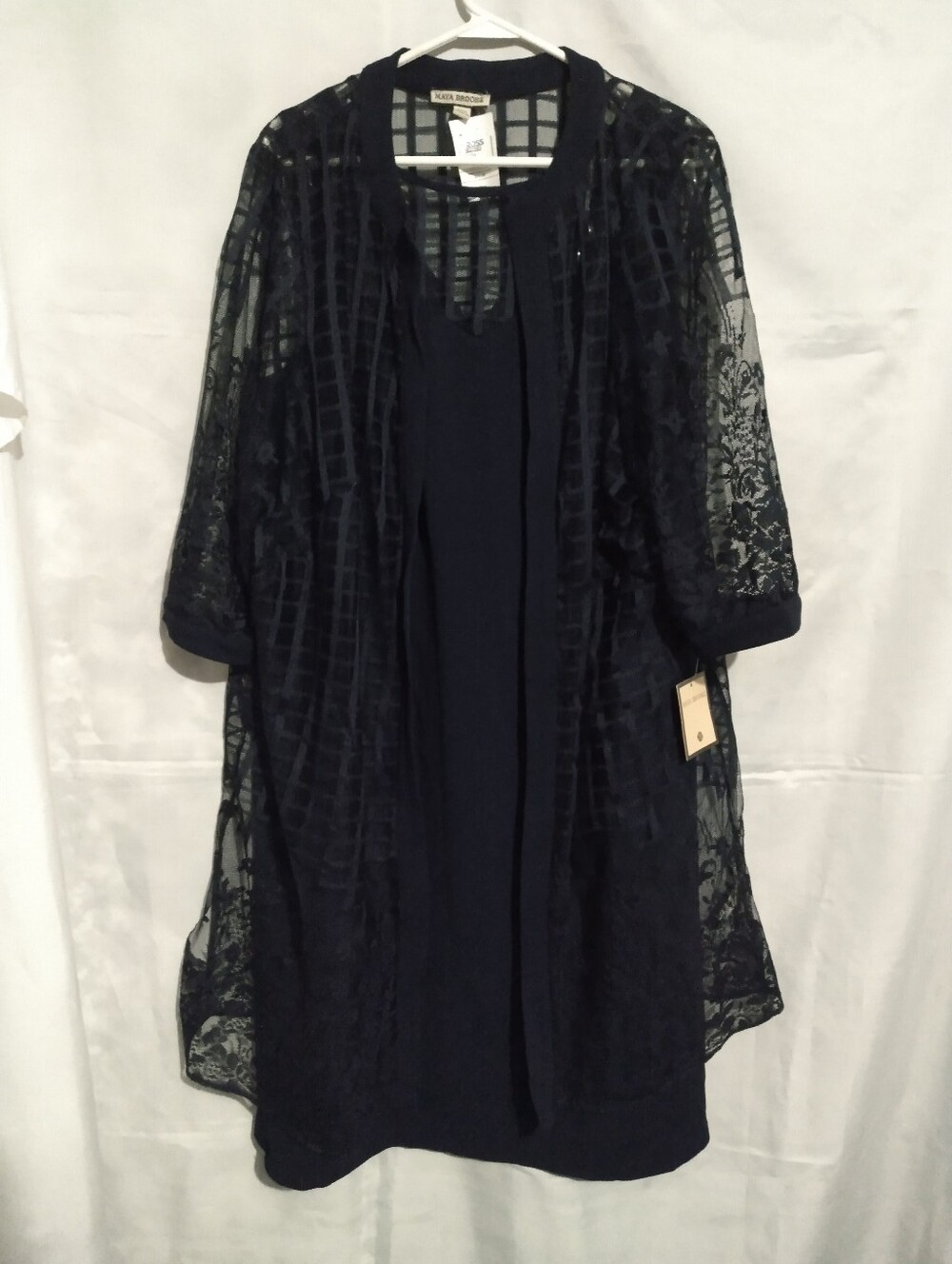 Maya Brooke Navy Dress